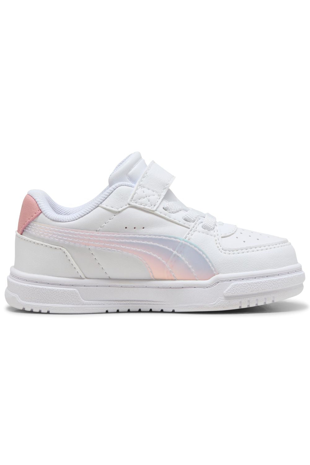 נעלי PUMA לבנות לבן עם גב ורוד מידות 20-28 – תמונה 1