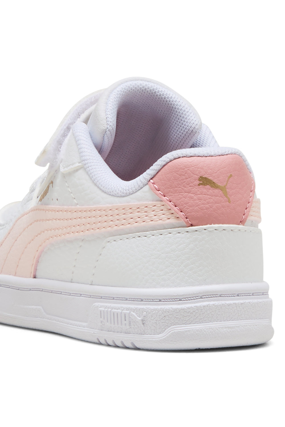 נעלי PUMA לבנות לבן ורוד עם נגיעות זהב – תמונה 2