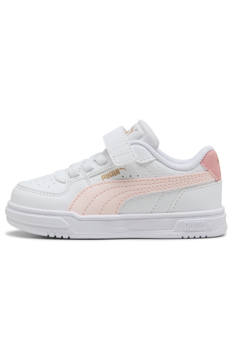 נעלי PUMA לבנות לבן ורוד עם נגיעות זהב – תמונה 4