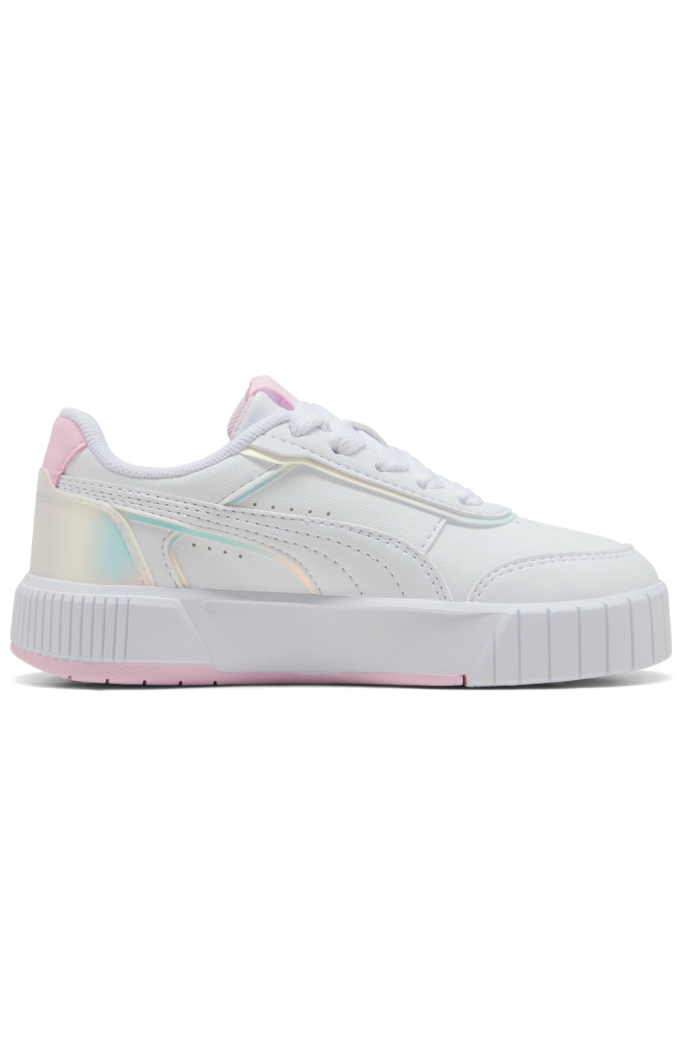 נעלי PUMA לבנות לבן ורוד עם נגיעות פנינה – תמונה 6