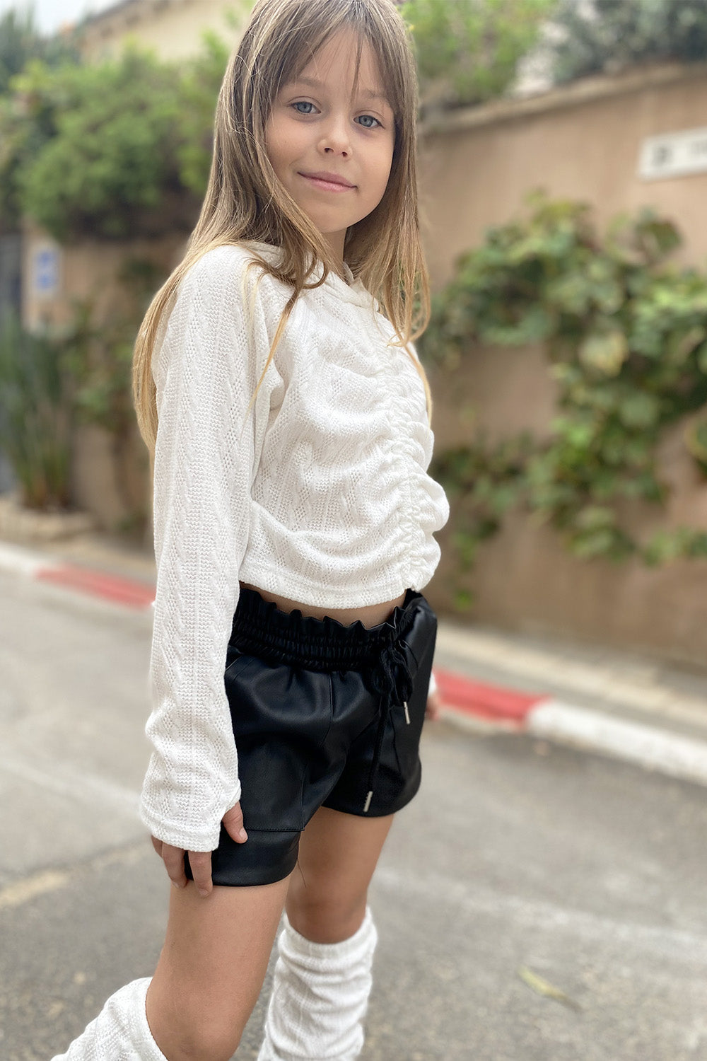 סט סריג צמות ושורט