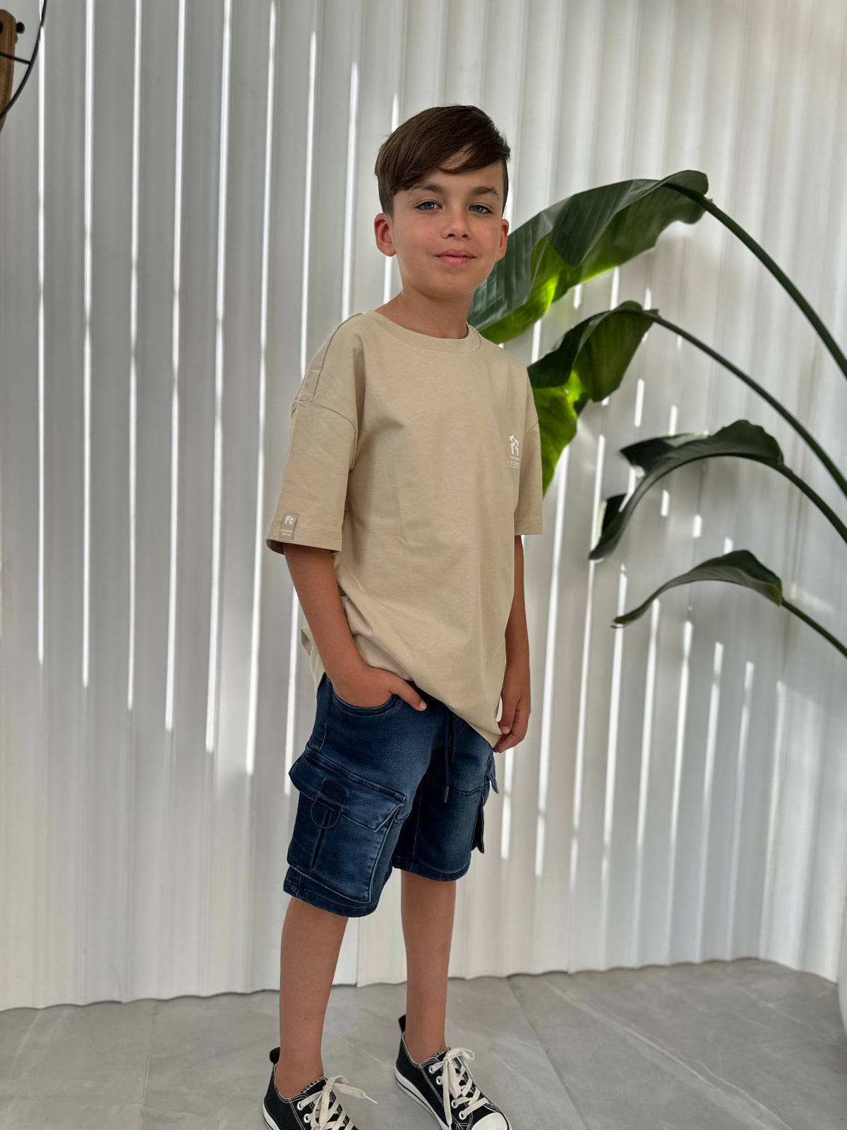 שורט ג'ינס פרנשטרי כחול