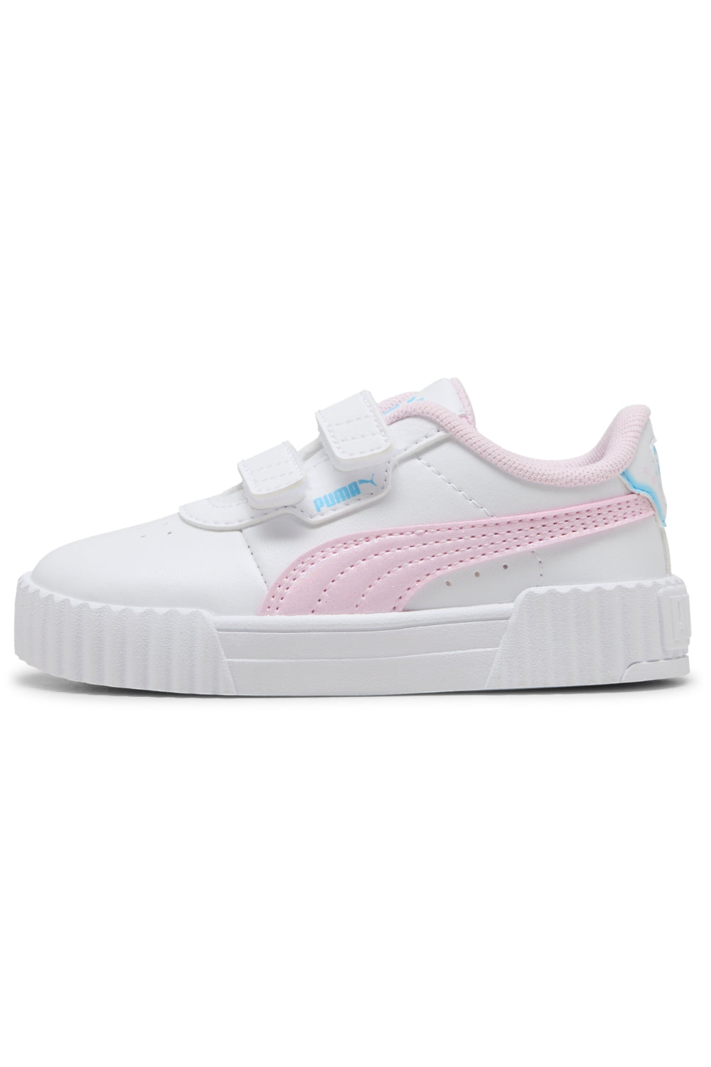 נעלי PUMA לבנות לבן ורוד עם סקוץ' כפול – תמונה 6