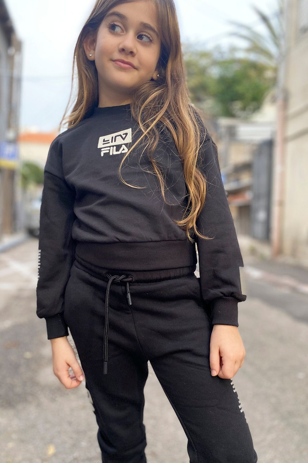 סט פוטר עם הדפס לבנות