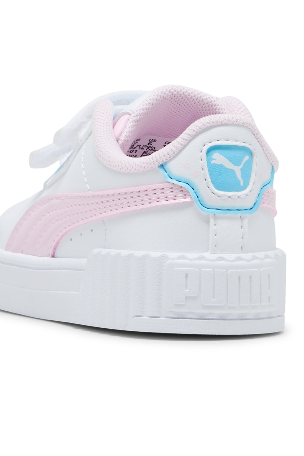 נעלי PUMA לבנות לבן ורוד עם סקוץ' כפול – תמונה 5