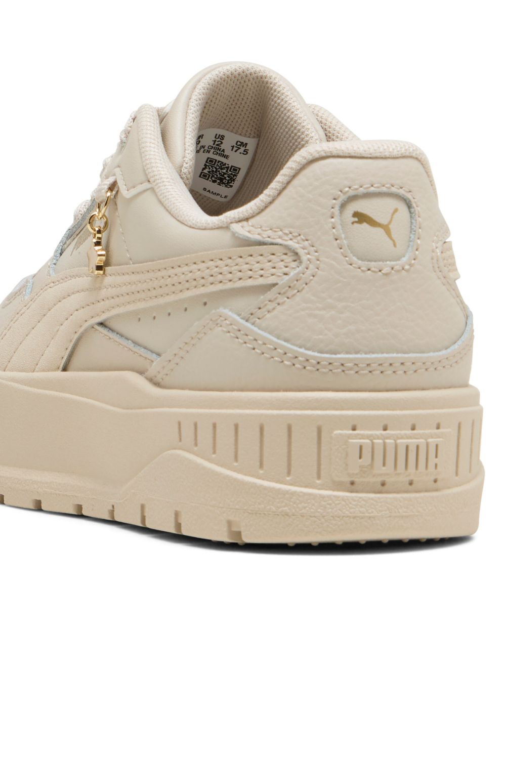 נעלי PUMA פלטפורמה לבנות בגוון אבן – תמונה 6