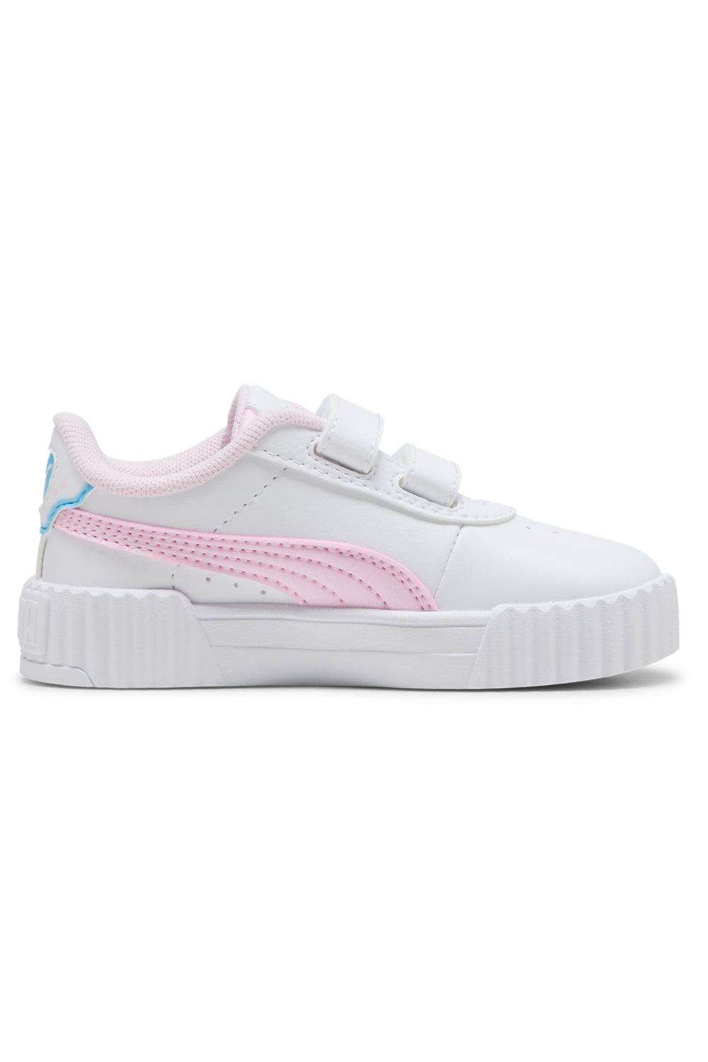 נעלי PUMA לבנות לבן ורוד עם סקוץ' כפול – תמונה 2