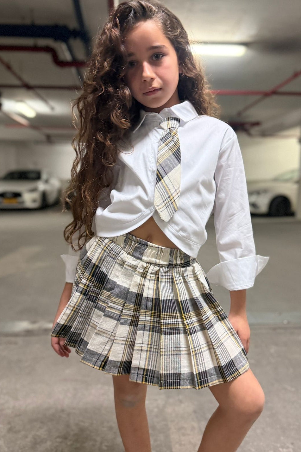 חצאית משובצת "בריטני"