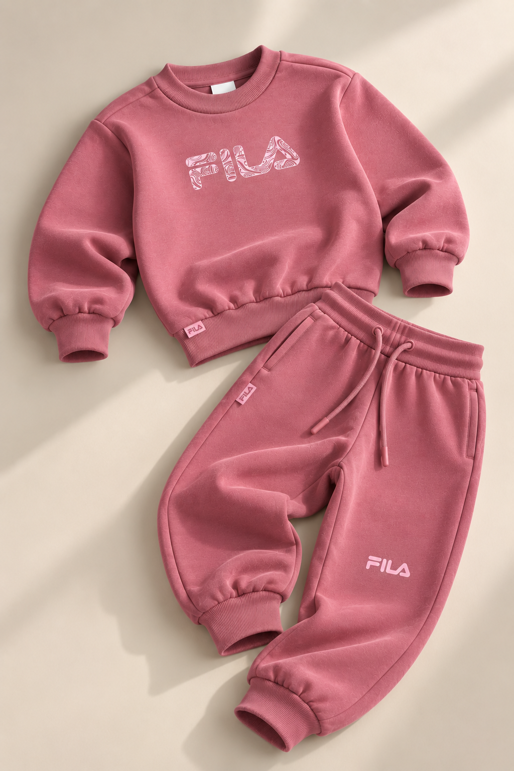 חליפת פוטר FILA לבנות סווטשירט מידות 2-10 – תמונה 1