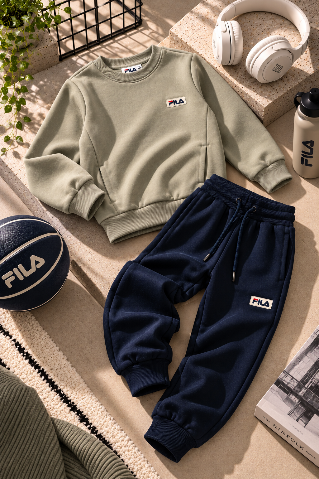 סט פוטר ניקי FILA בנים אבן 2-8