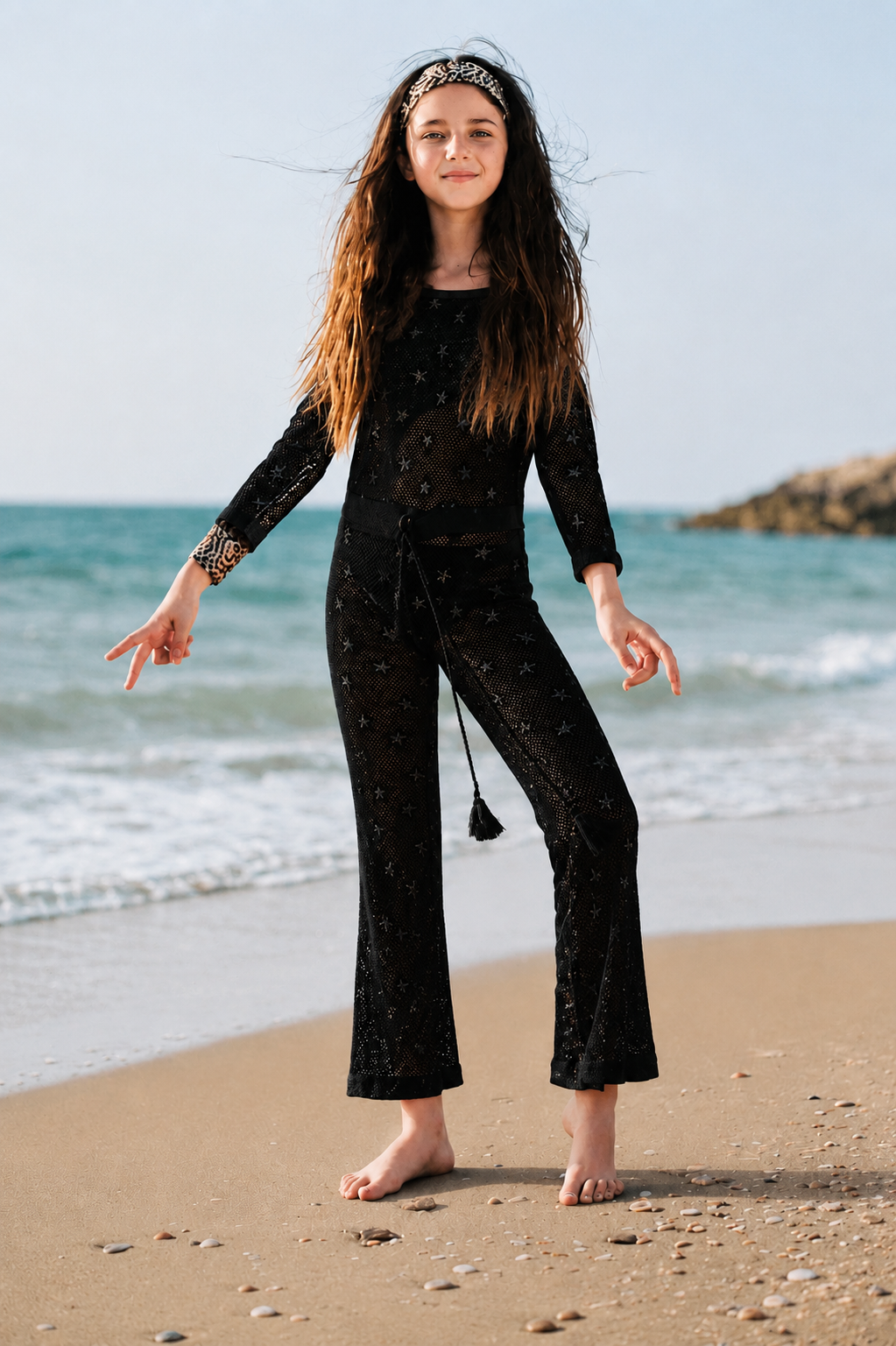 אוברול חוף רשת