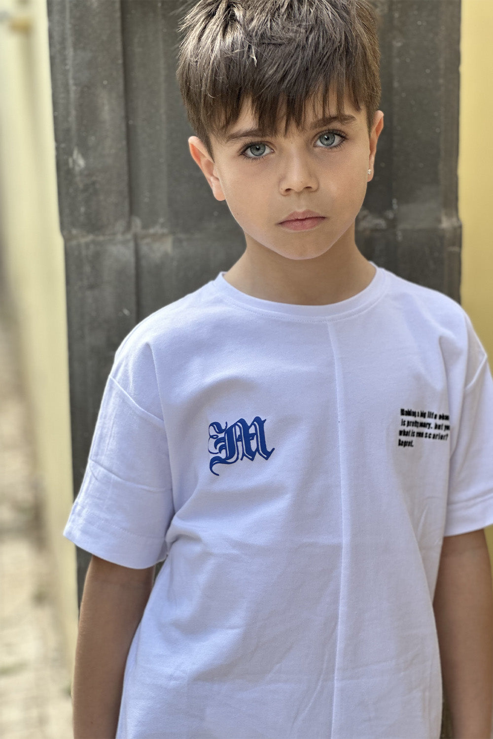 SMILE חולצת אוברסייז