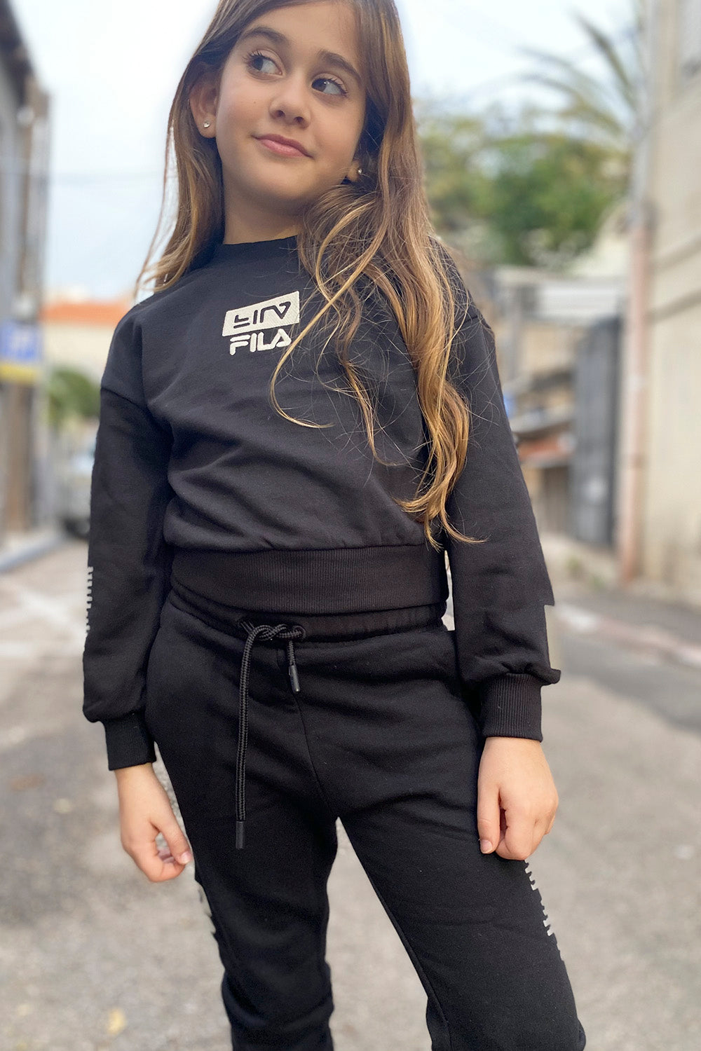 סט פוטר עם הדפס לבנות