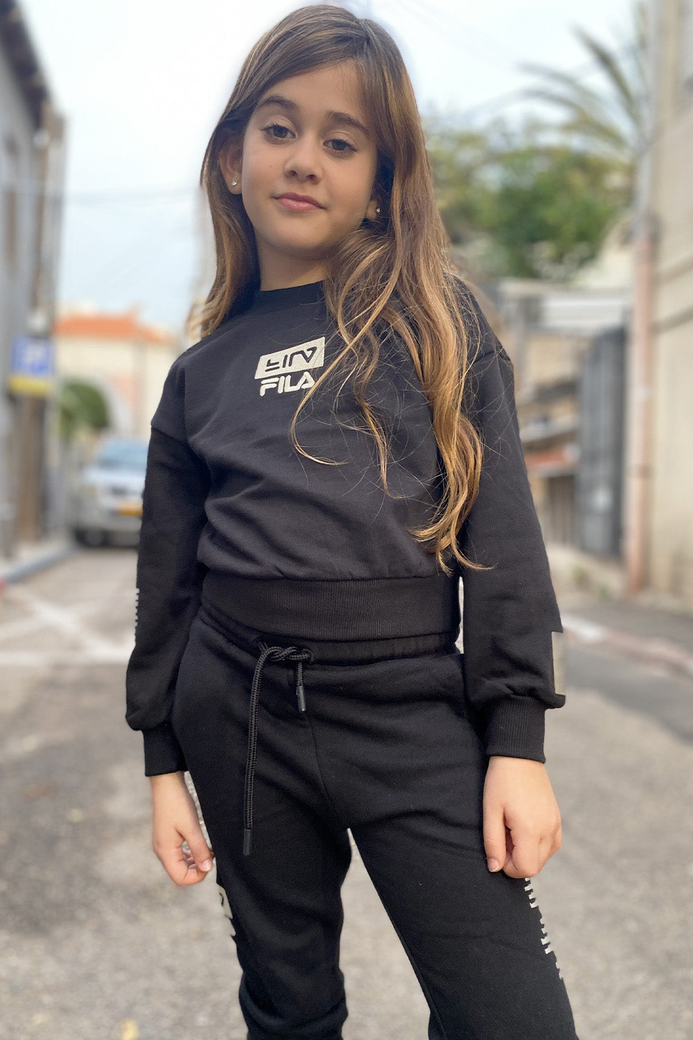 סט פוטר עם הדפס לבנות