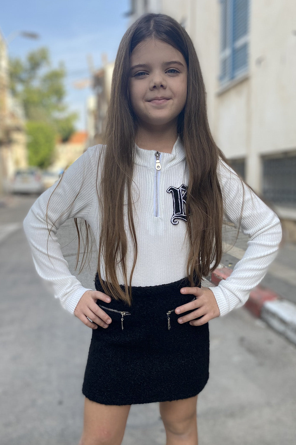 חליפת חצאית בגד גוף