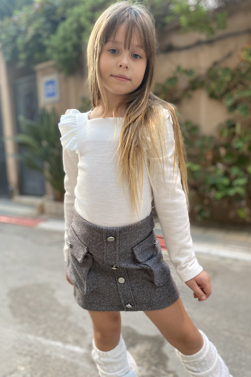 חליפת חצאית בגד גוף