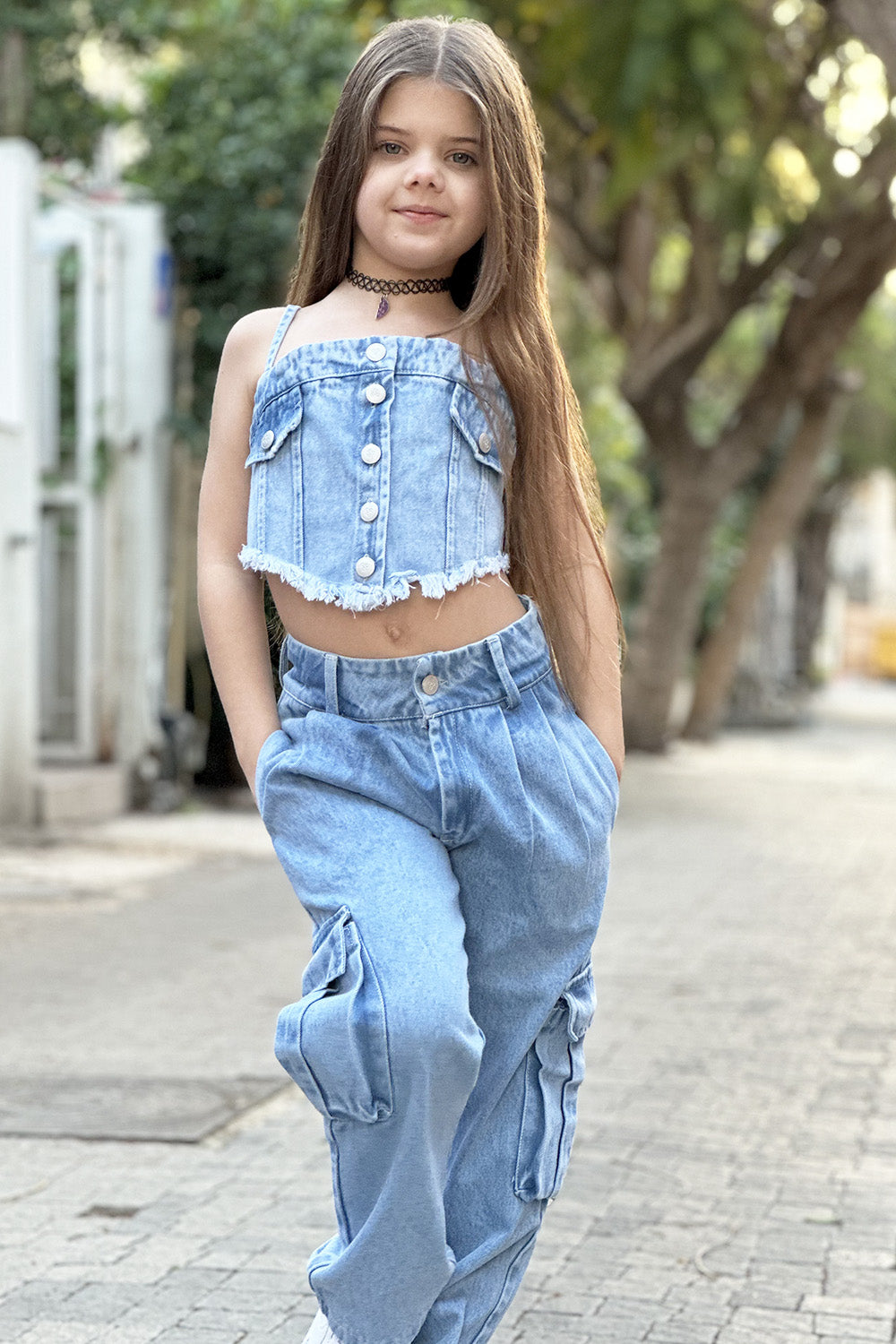 מכנס ג'ינס דגמ"ח קנדל