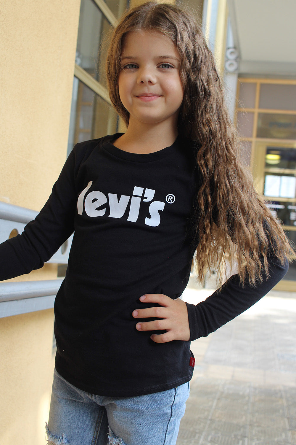 חולצה שרוול ארוך LEVI'S בנות